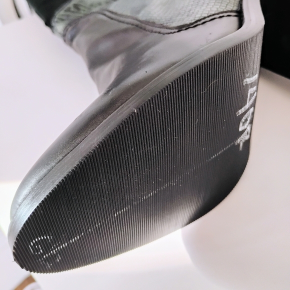 Aldo Rare Patchwork Suede/Leather Knee Boots. - Picture 7 of 8